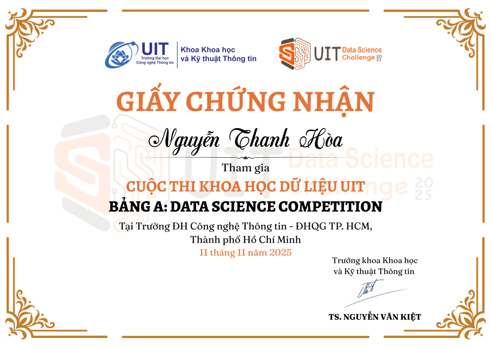 Data Science Competition - UIT